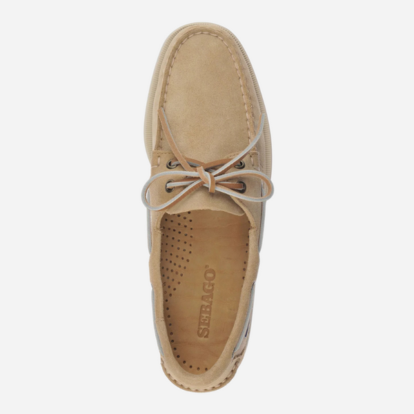 Mocassini Nautici Uomo Beige Giallo