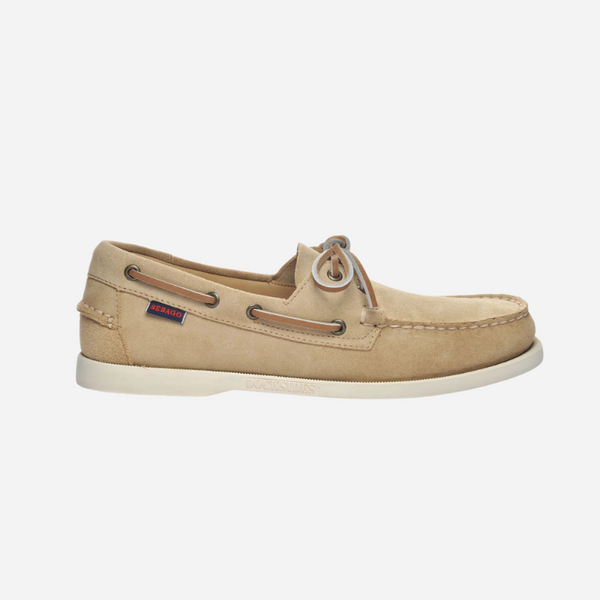 Mocassini Nautici Uomo Beige Giallo