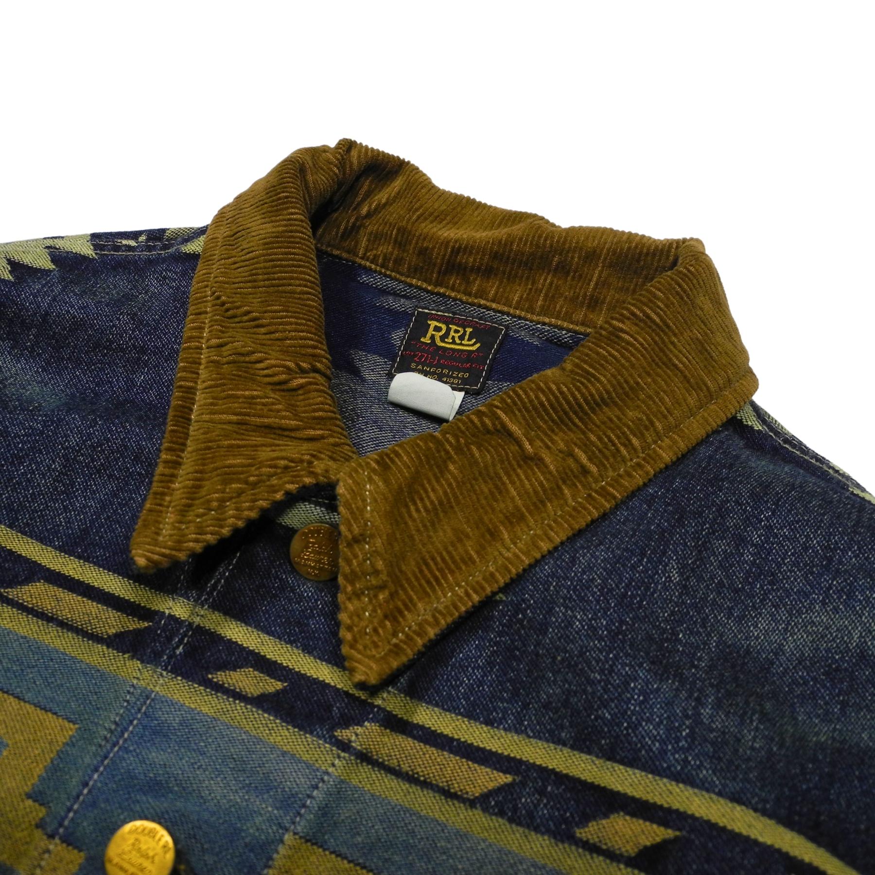 Ralph Lauren RRL Indigo Ethnic Denim Jacket