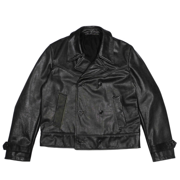 Salvatore Santoro black leather jacket