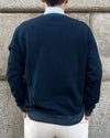 FELPA IN MISTO COTONE NAVY