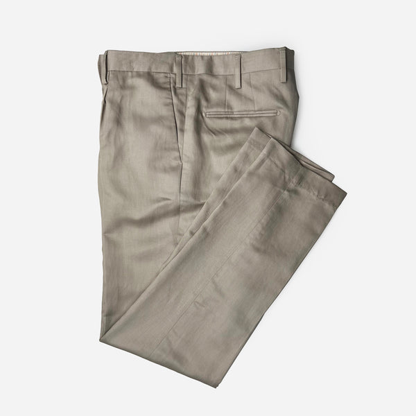 PANTALONE SARTORIALE LYOCELL  BEIGE