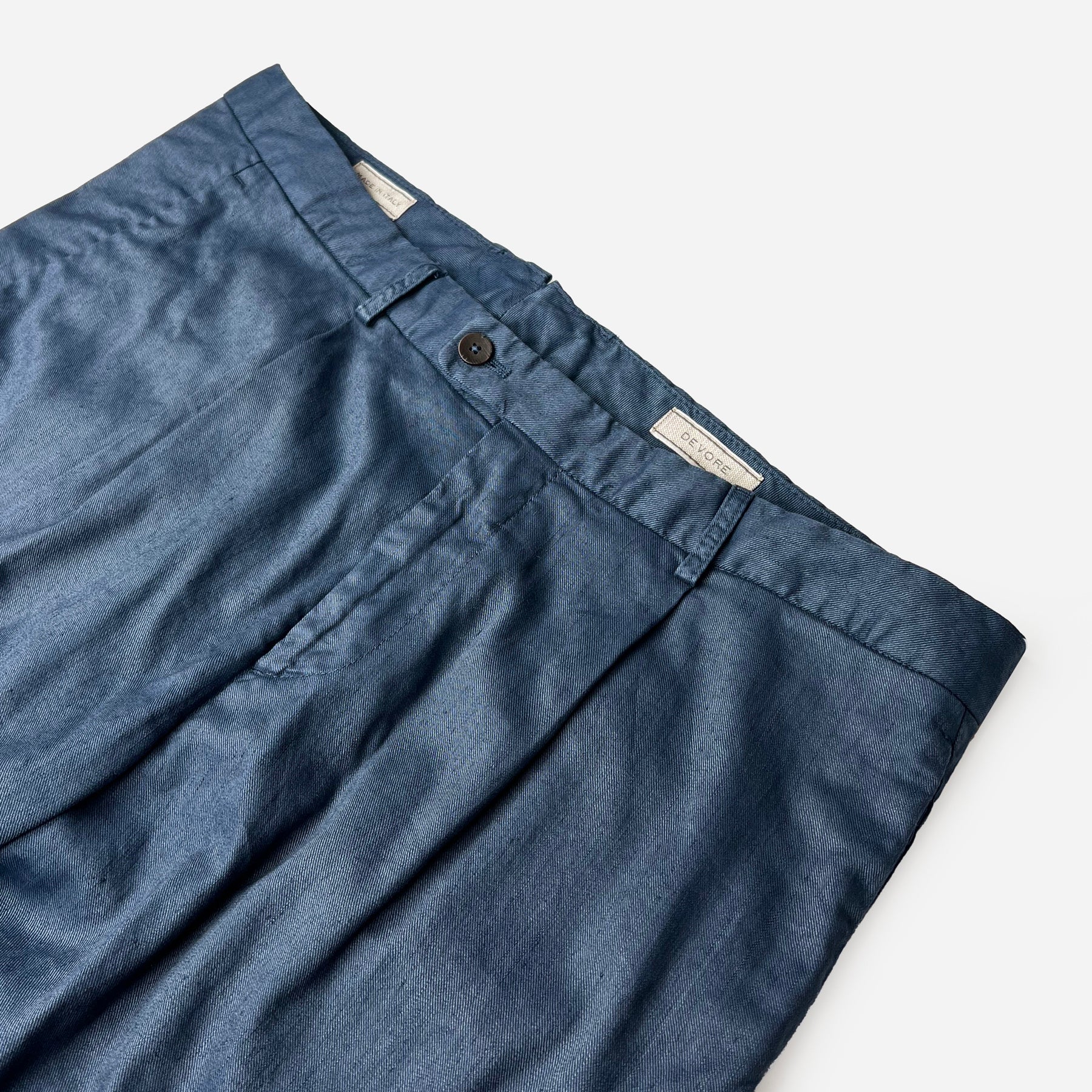 PANTALONE SARTORIALE BLU