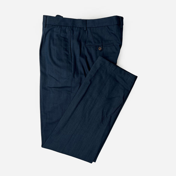 PANTALONE SARTORIALE BICOLORE NAVY