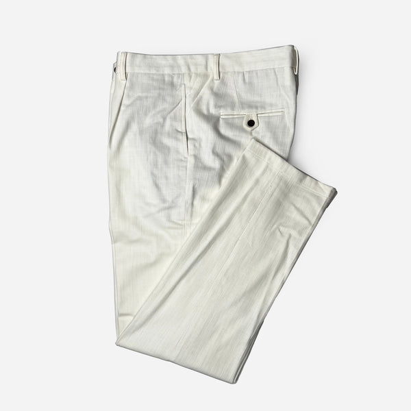 PANTALONE SARTORIALE WHITE