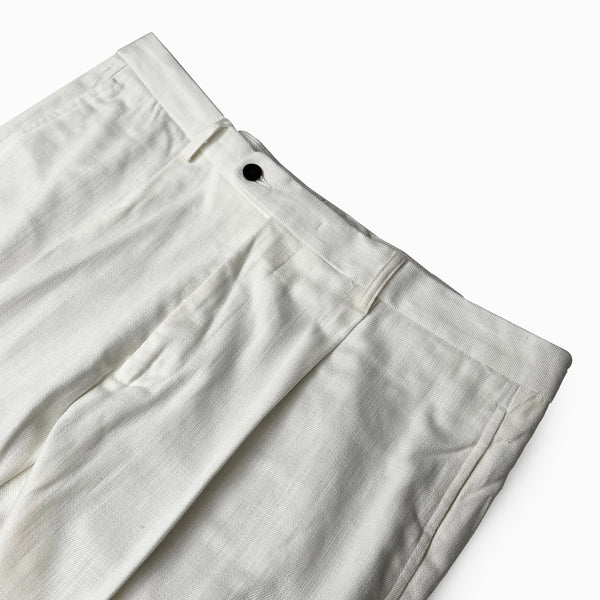 PANTALONE SARTORIALE WHITE