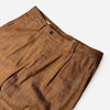 PANTALONE SARTORIALE MISTO COTONE BROWN/WHITE