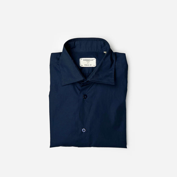 CAMICIA WASHED COTTON NAVY