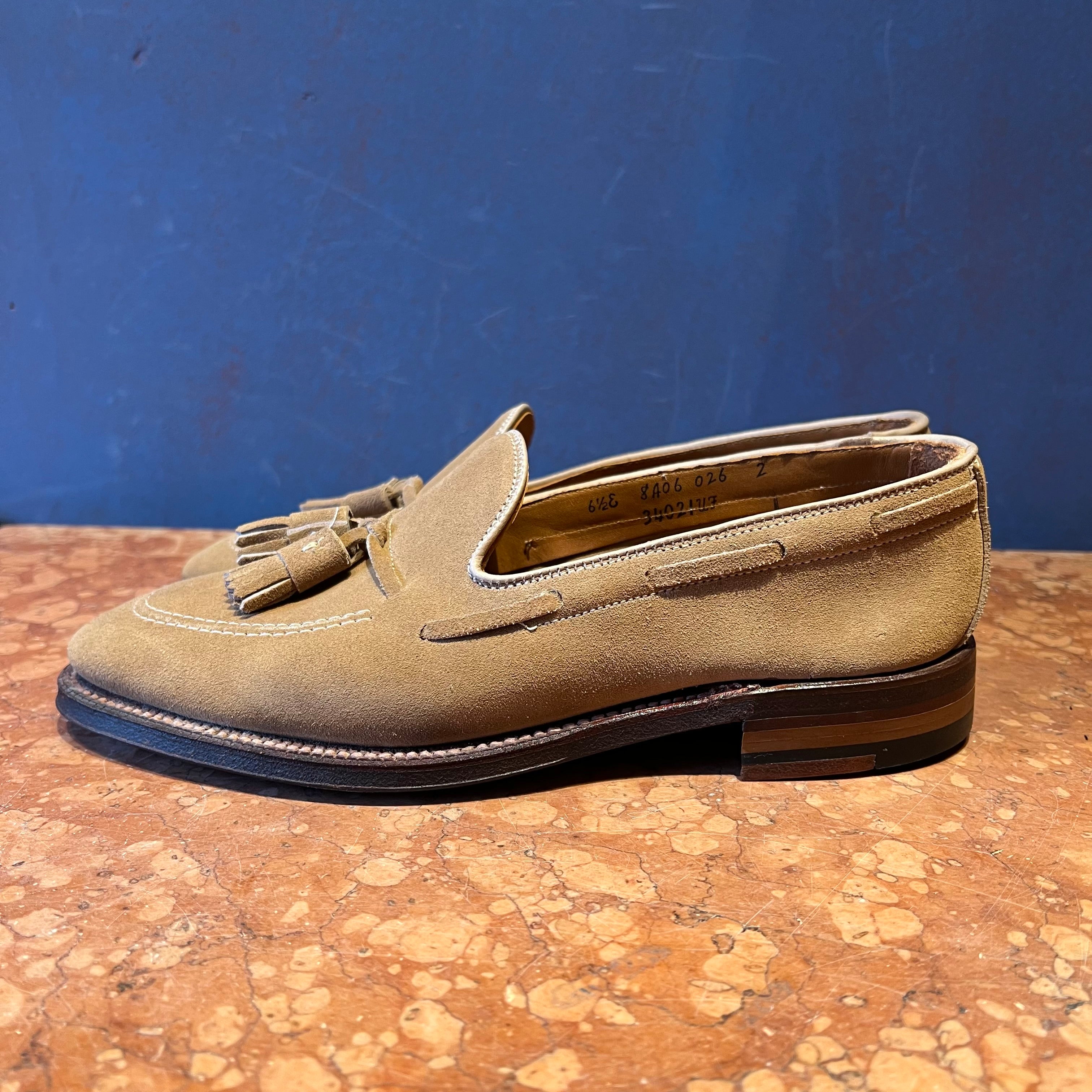 ALDEN SUEDE LOAFER WITH BOW 