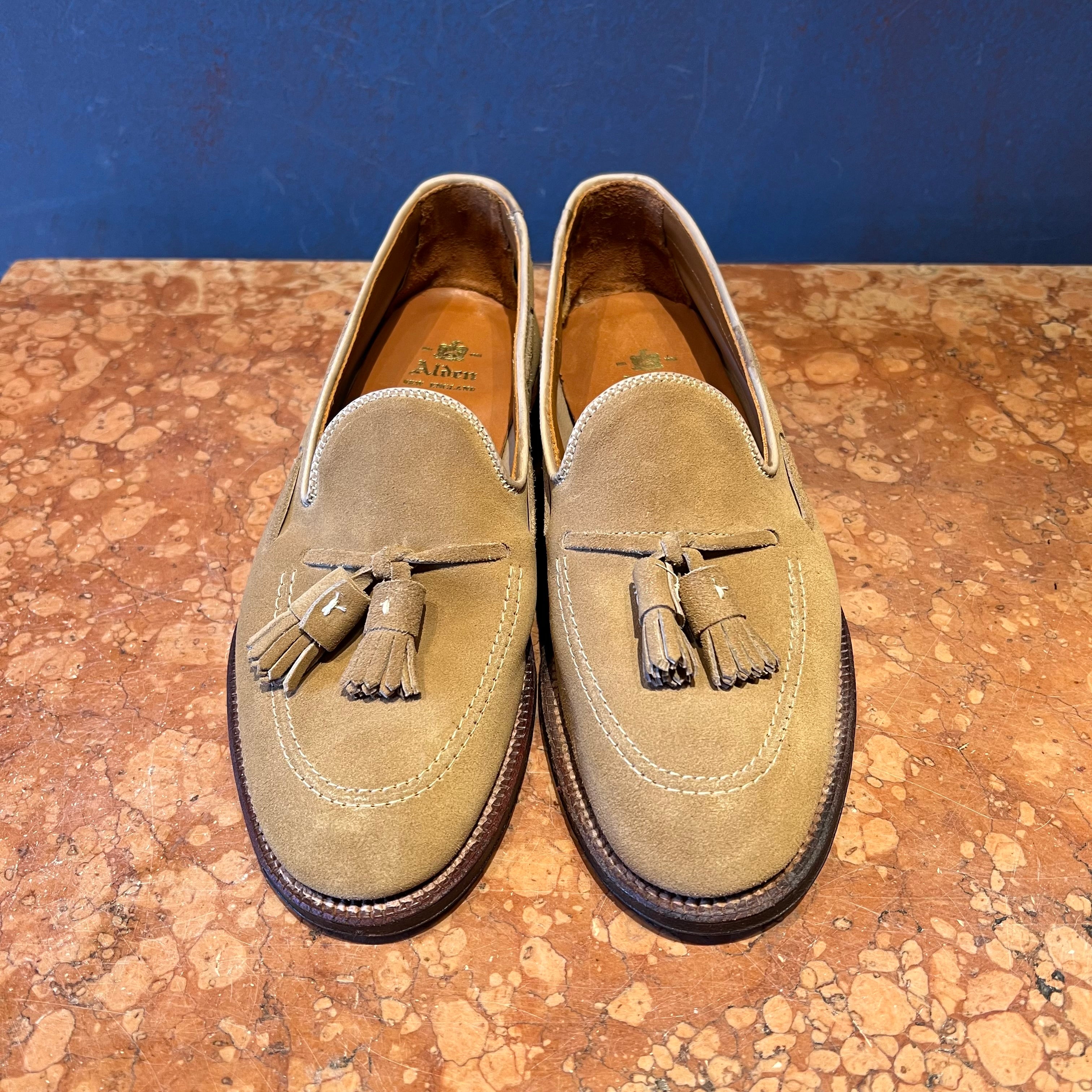 ALDEN SUEDE LOAFER WITH BOW 