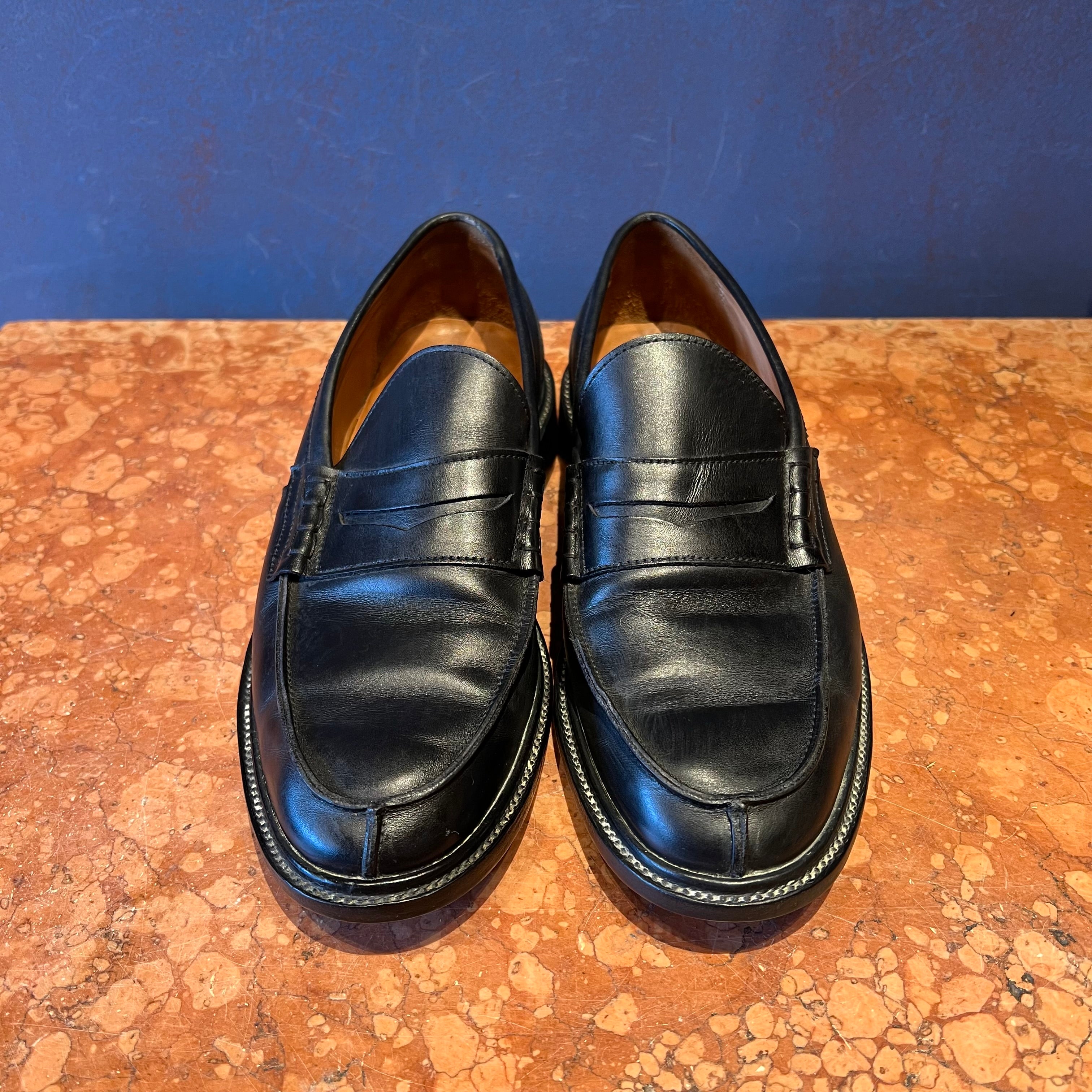 TRICKER'S BLACK MOCCASIN 