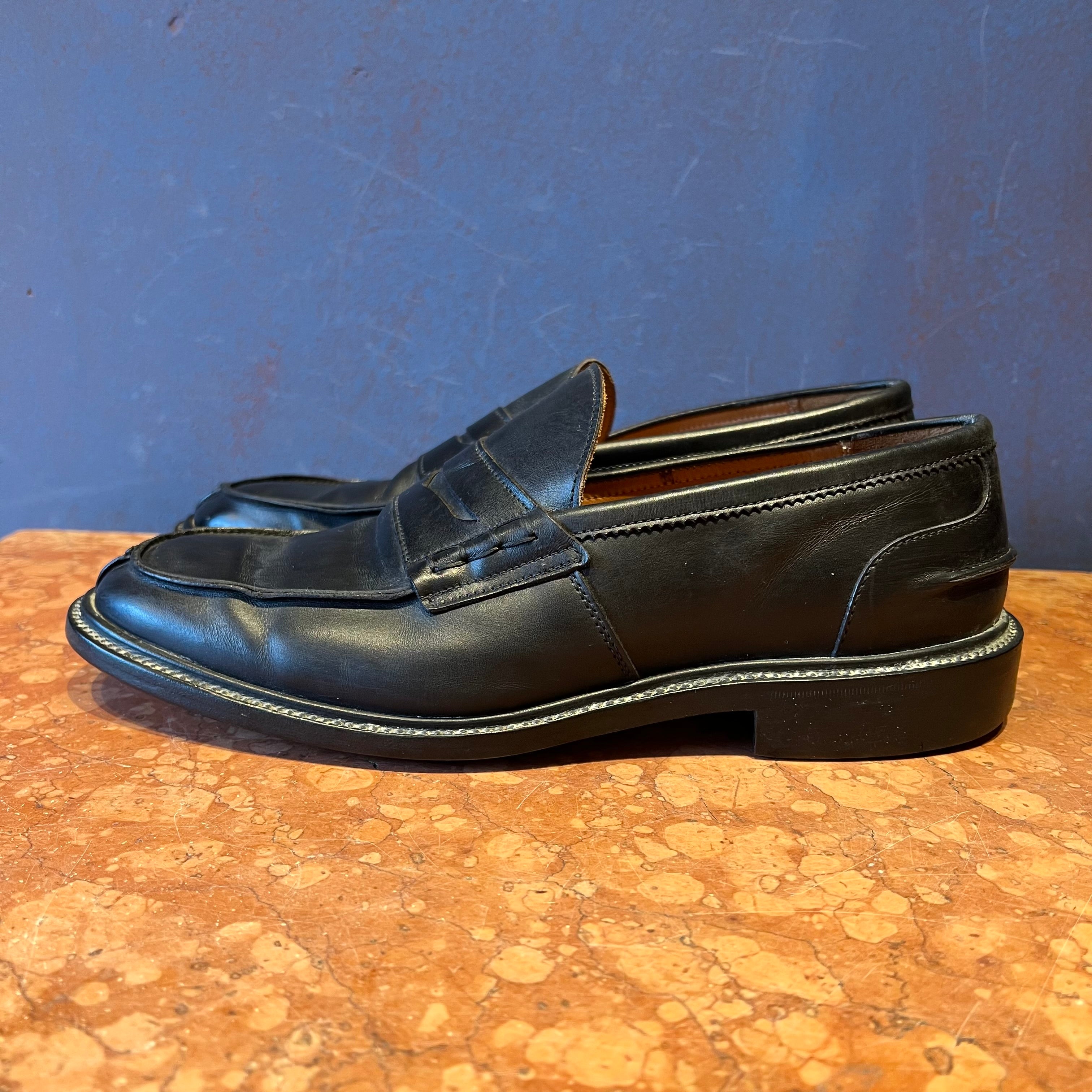 TRICKER'S BLACK MOCCASIN 