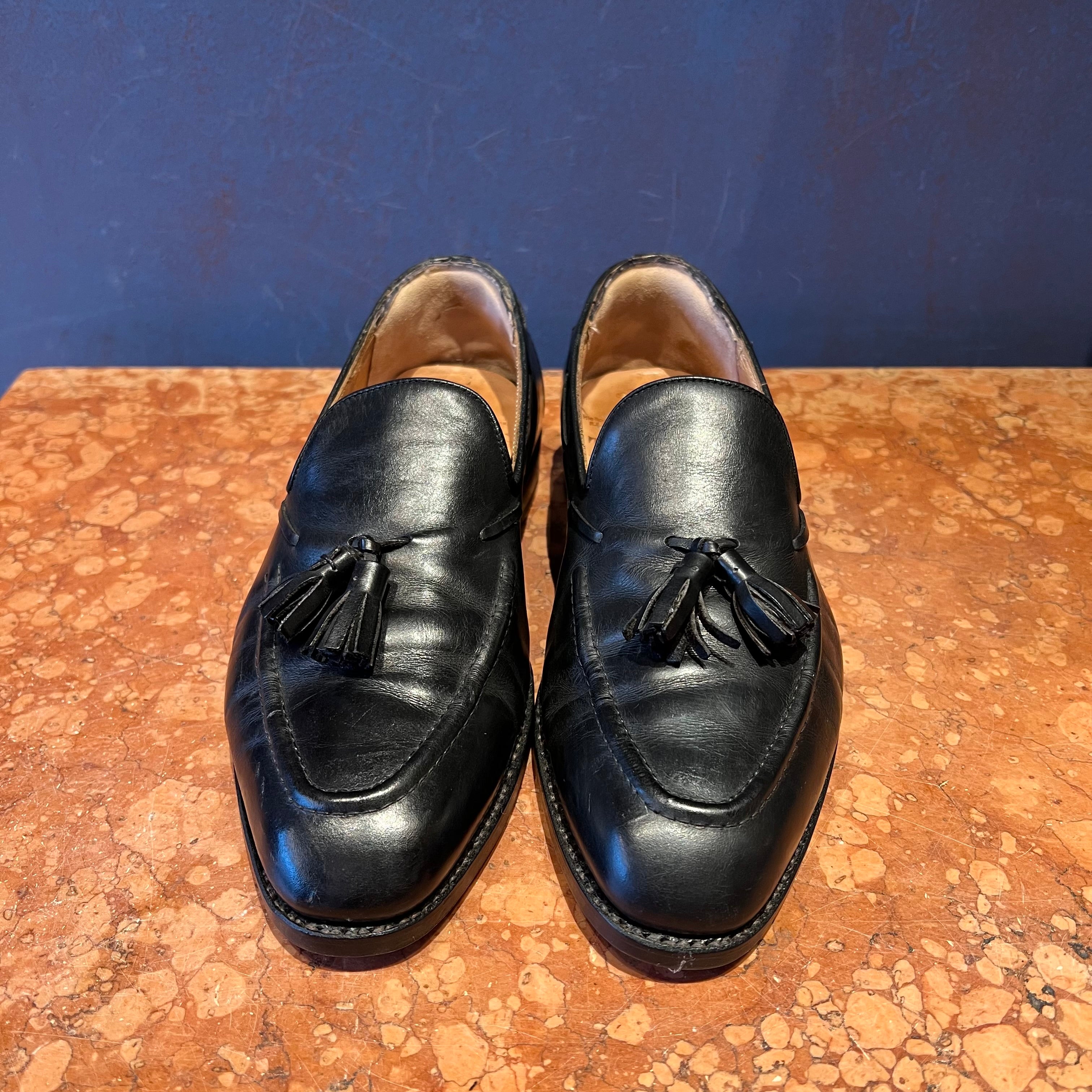 -Tricker's- Mocassino Nero Con Fiocco 