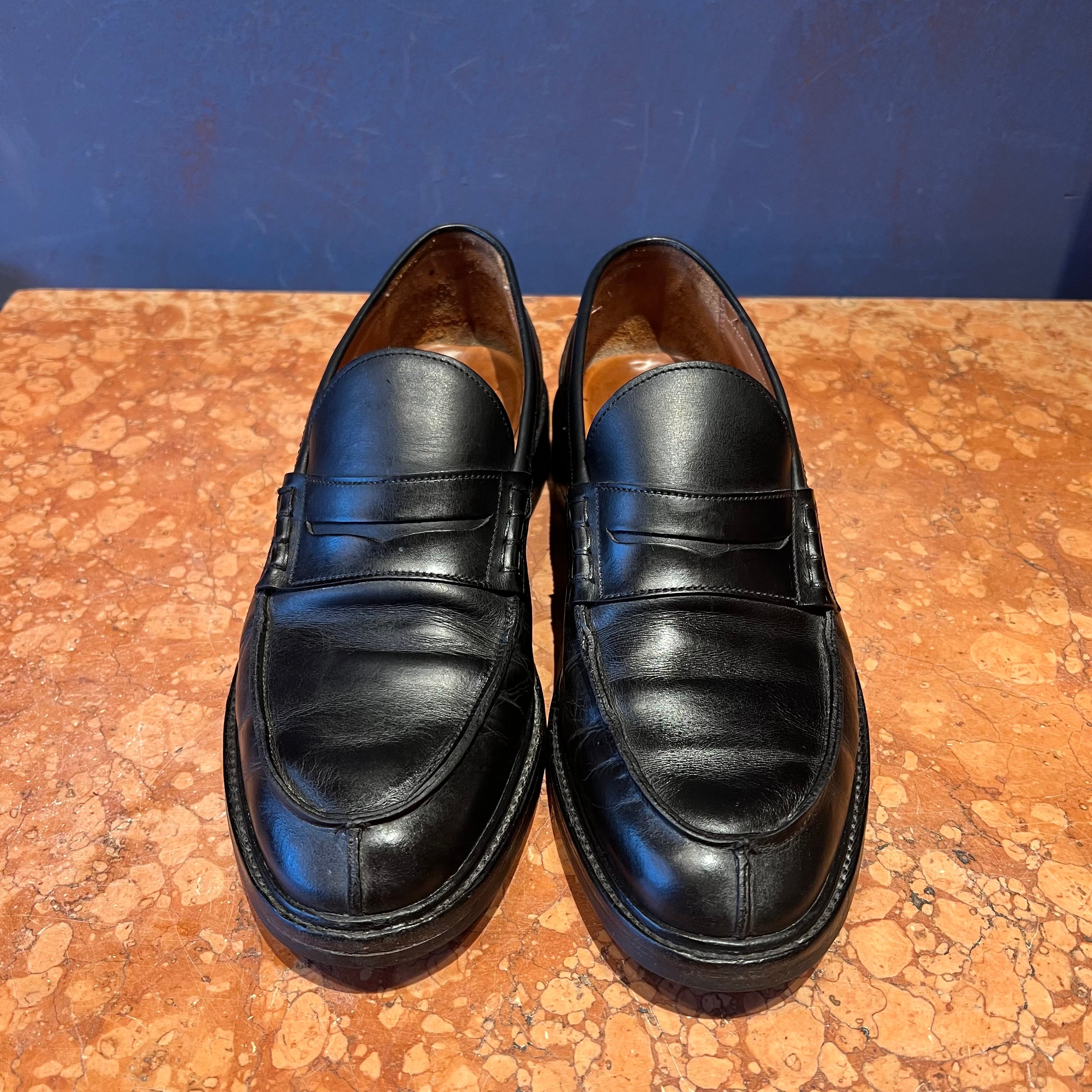 TRICKER'S BLACK MOCCASIN 