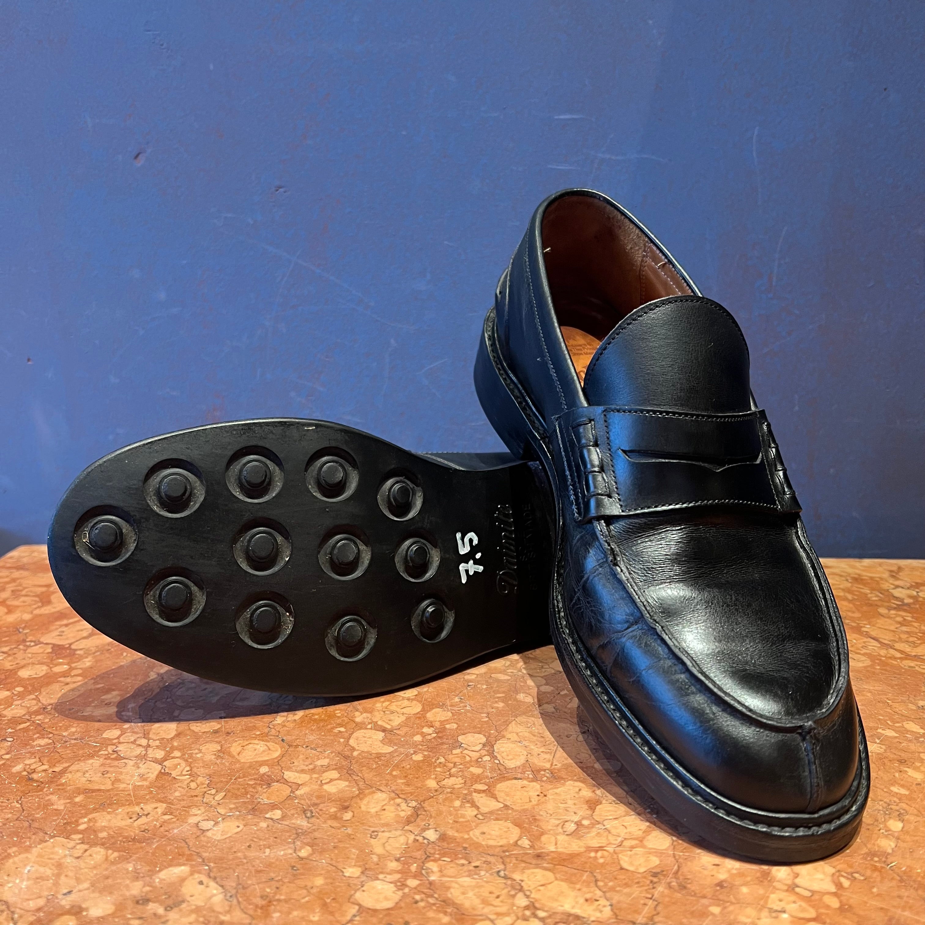 TRICKER'S BLACK MOCCASIN 