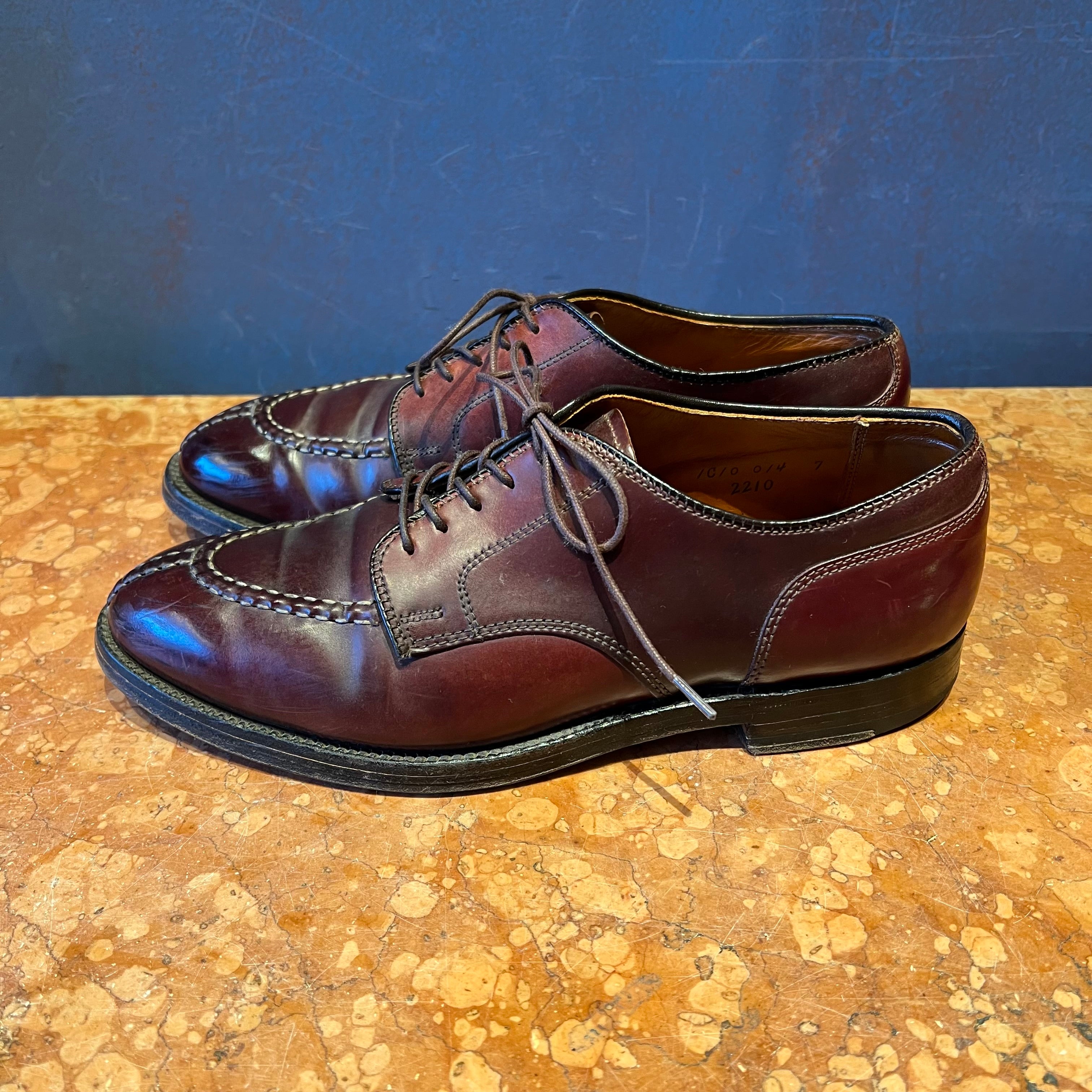 ALDEN DERBY NORVEGESE BURGUNDY 